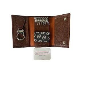 Key Case Key Chain Wallet Leather Francesco Remolo New
